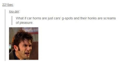 What if car horns are car's G spot