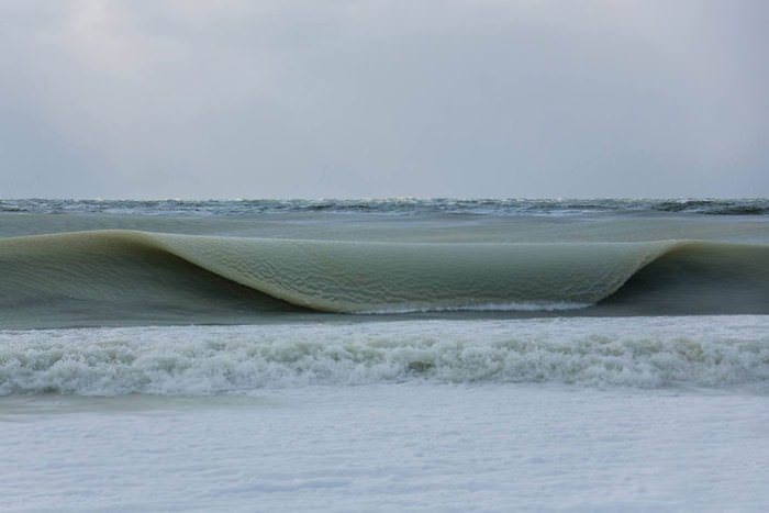 Amazing frozen waves by Jonathan Nimerfroh