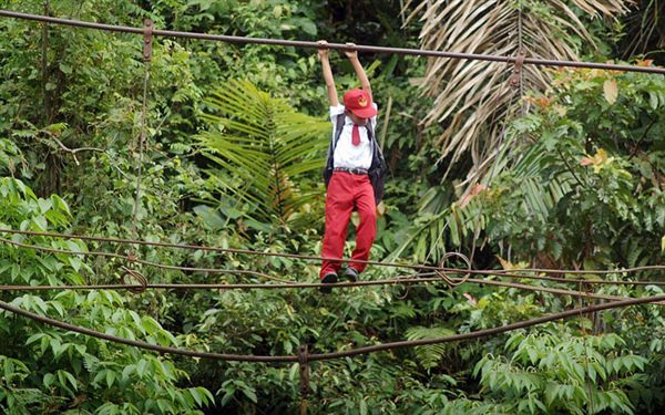 You Won’t Believe What These Kids Have To Go Through To Get To School