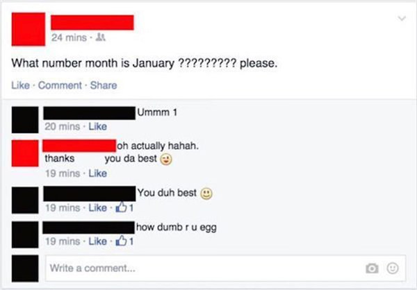 What number month if January