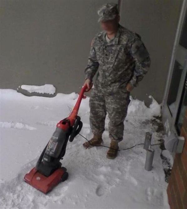 How to shovel snow 