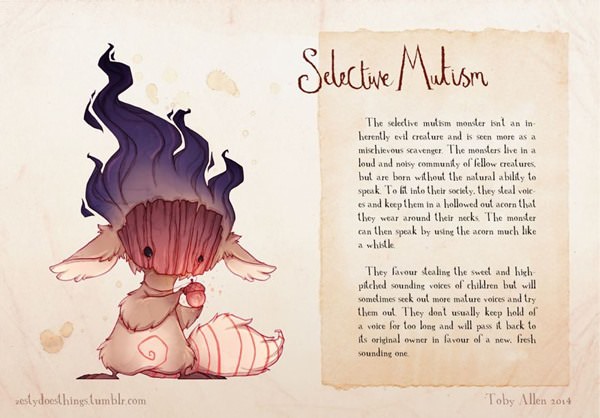 It Is Amazing How Artist Illustrates 16 Mental Illnesses as Real Monsters