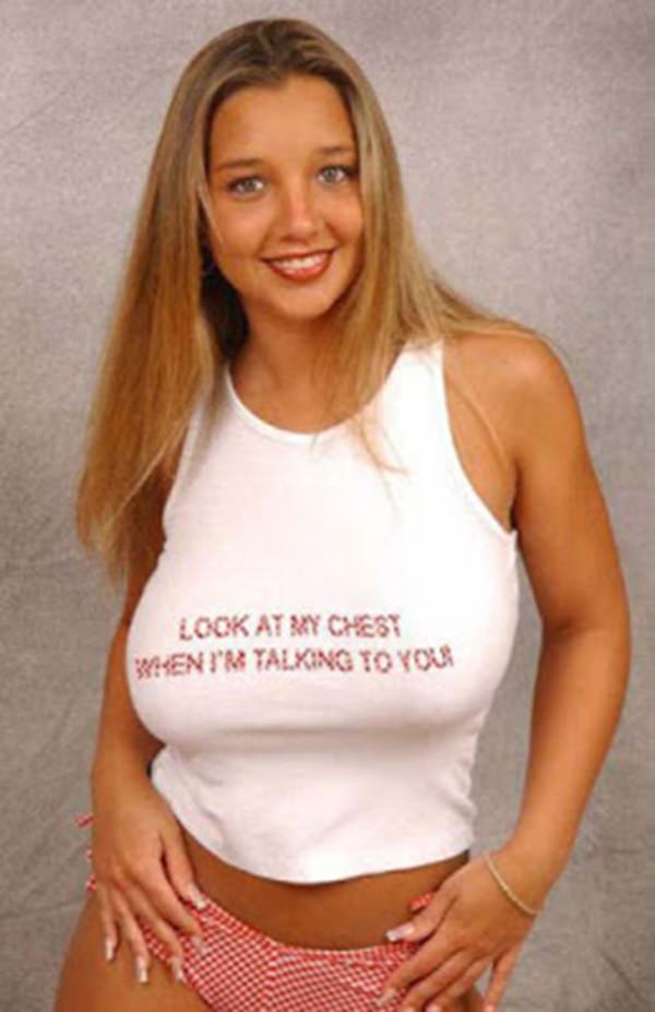 35 Girls With Sexy And Funny T-Shirts