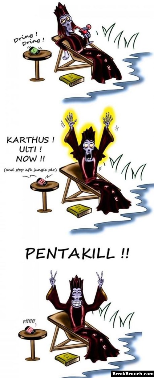 Karthus has the best job in League of Legends