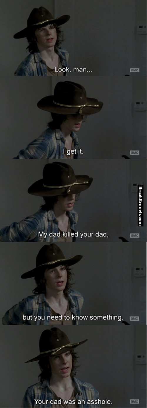 That is not nice Carl