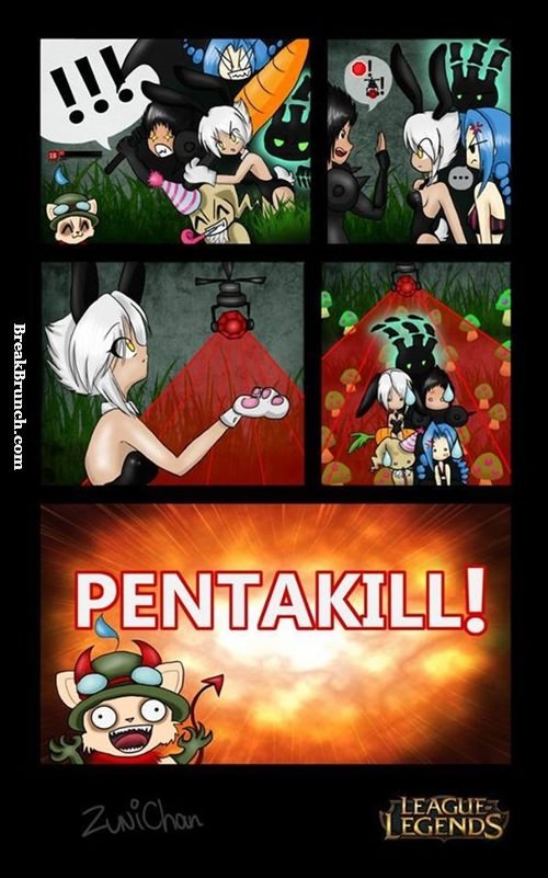How to get penta-kills as Teemo