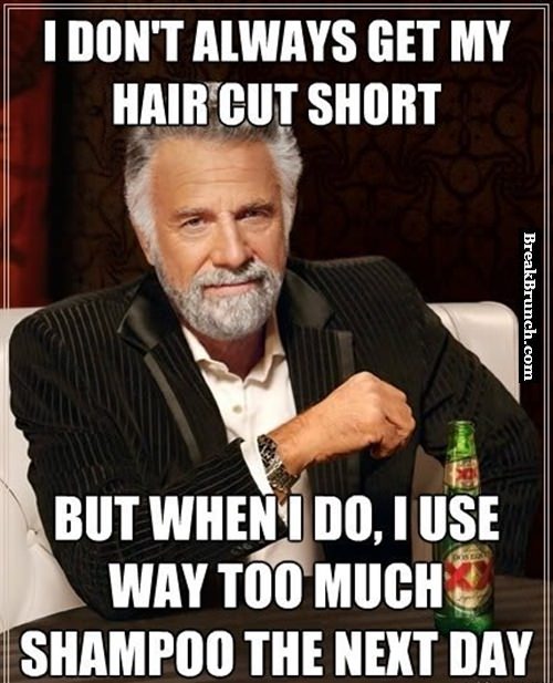 I don't always get my haircut short - BreakBrunch