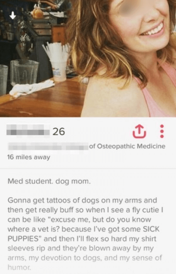 Tinder about funny dogs bios 63 Dog