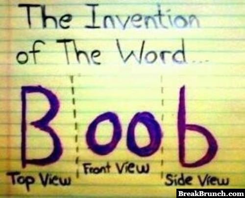 The invention of the world boob