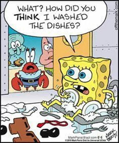 how-spongebob-wash-dish-funny-picture-060918