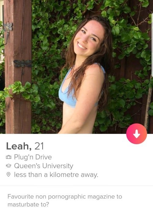 Examples female profile tinder 4 Women's