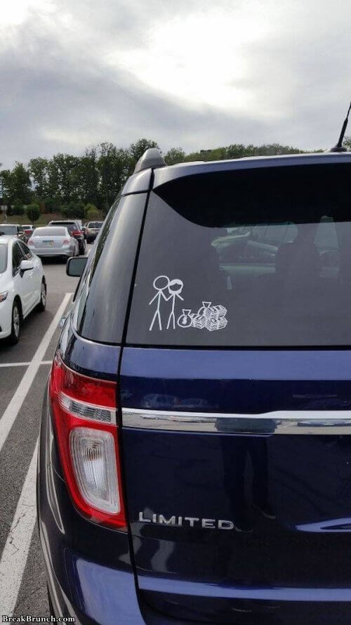 16 funny car stickers you have to see BreakBrunch