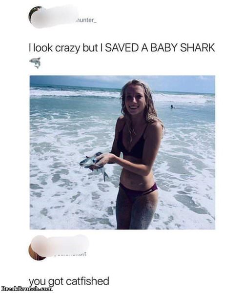 She thought she saved baby shark