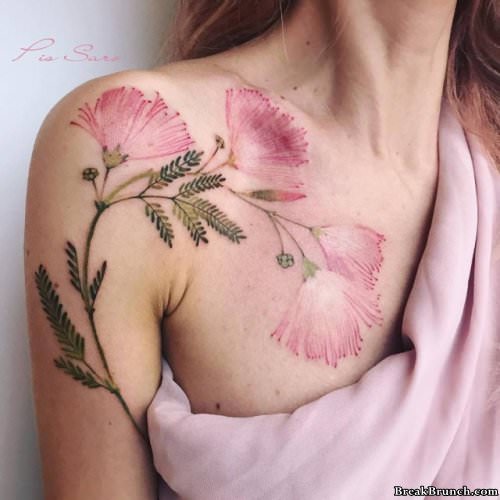16 beautiful flower tatoos