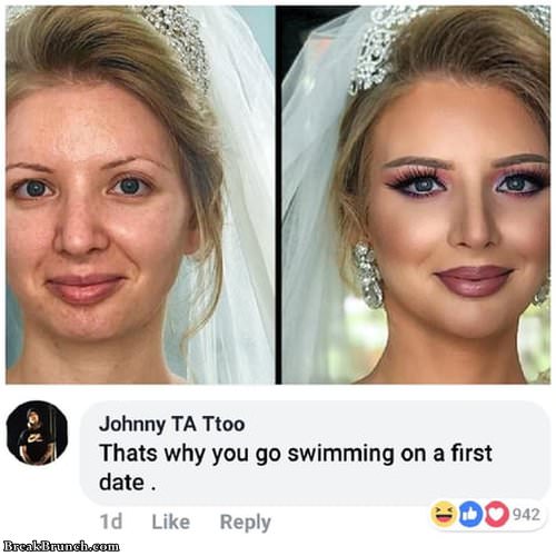 Swimming on first date