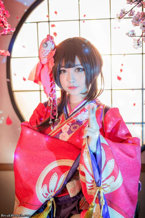 6 Stunning Cosplay Picture Of Kagura From Onmyoji Breakbrunch