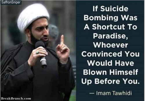 If suicide bombing was a shortcut to paradise