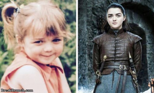 Game of Thrones characters when they were young