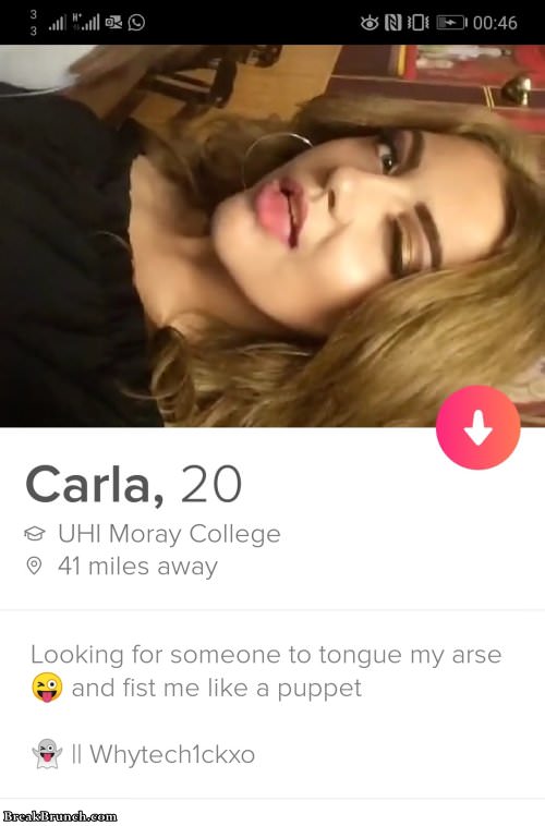 24 funny and slutty tinder profiles - BreakBrunch