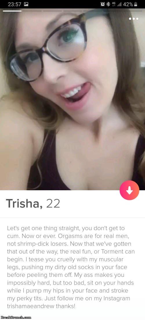 24 funny and slutty tinder profiles - BreakBrunch