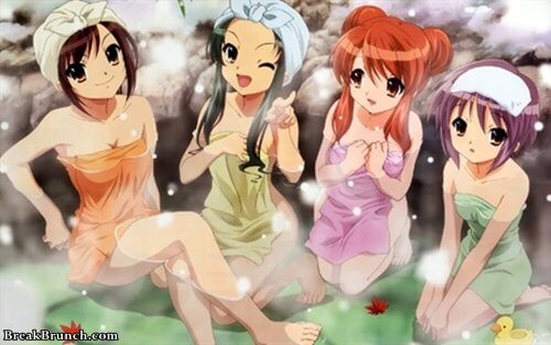 the-melancholy-of-haruhi-suzumiya-girl-in-hot-bath-anime