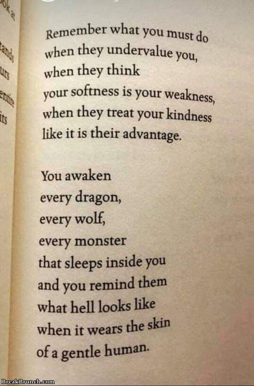 Kindness is not weakness