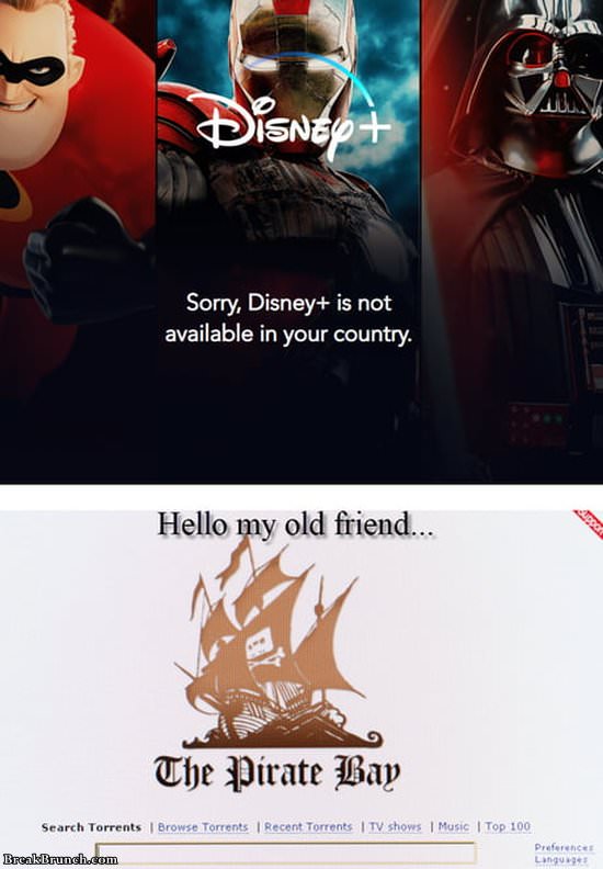 Disney plus is not available in your country