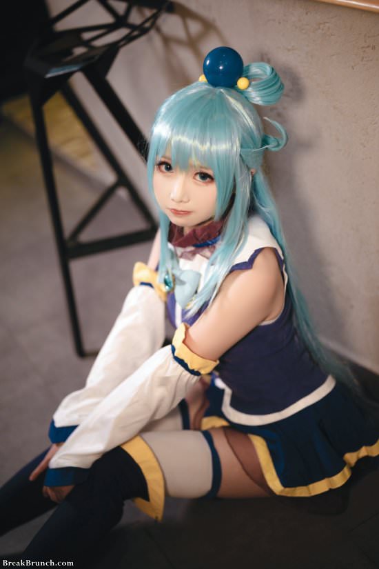 11 cute cosplay pictures of Aqua by Xianer - BreakBrunch