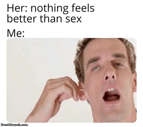 Sex makes you feel better
