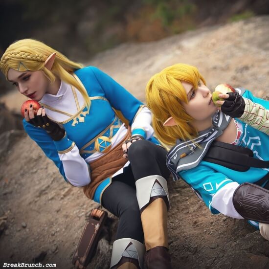 Link and Zelda cosplay - BreakBrunch