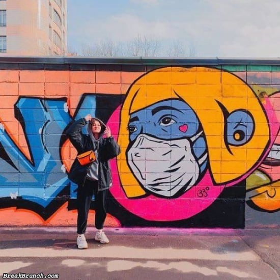 28 amazing coronavirus inspired street arts - BreakBrunch