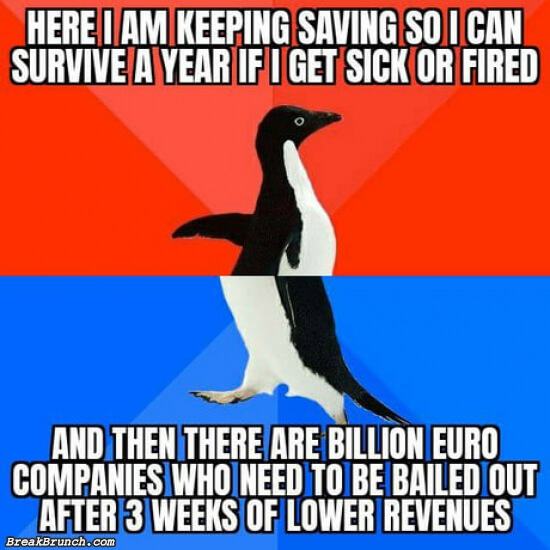Me vs billion Euro companies