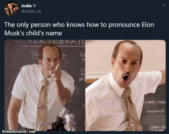 Only people who know how to pronounce Elon Musk baby name