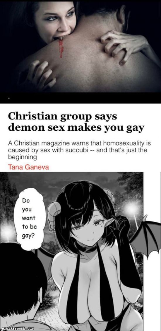 Demon sex makes you gay