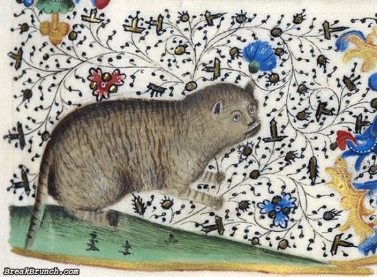 20 medieval cat paintings BreakBrunch