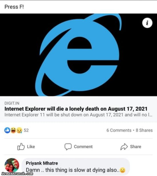 Internet Explorer is slow at everything
