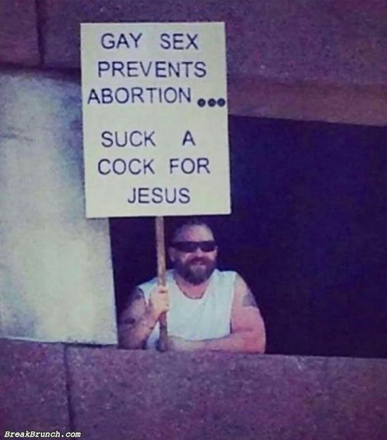 Cock a cock for Jesus