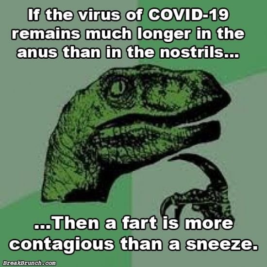 Fart is more contagious than a sneeze