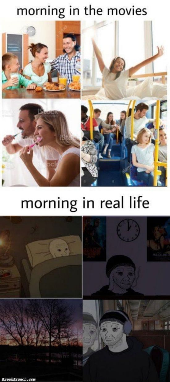 Morning in real life