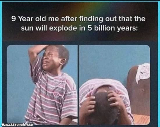 Sun will expand in 5 billion years