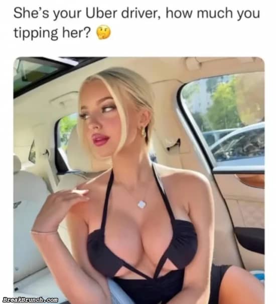 How much will you tip her