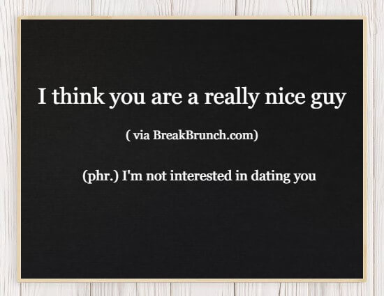 Hilarious Honest Dictionary – I think you are really nice guy
