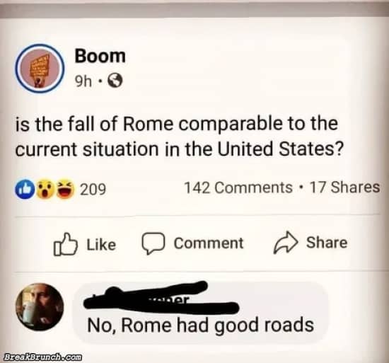 Fall of Rome and United States