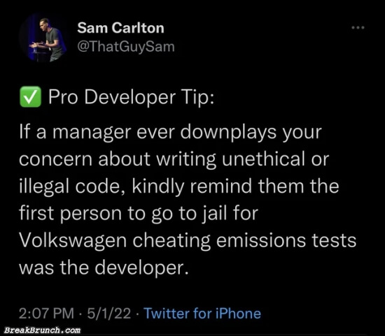 Pro developer tip
