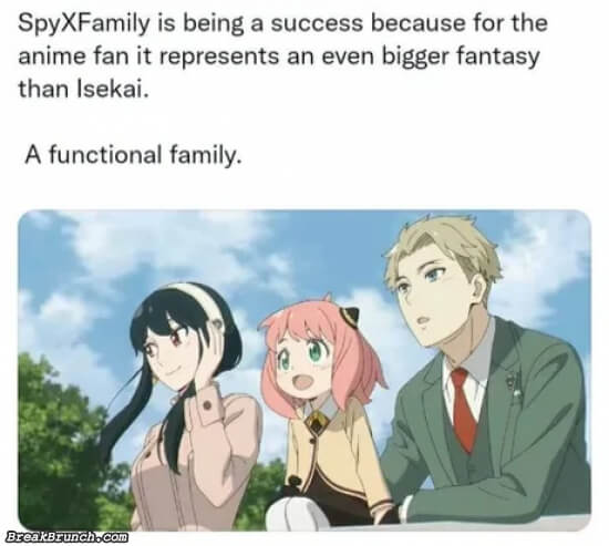 SpyXFamily is a success anime