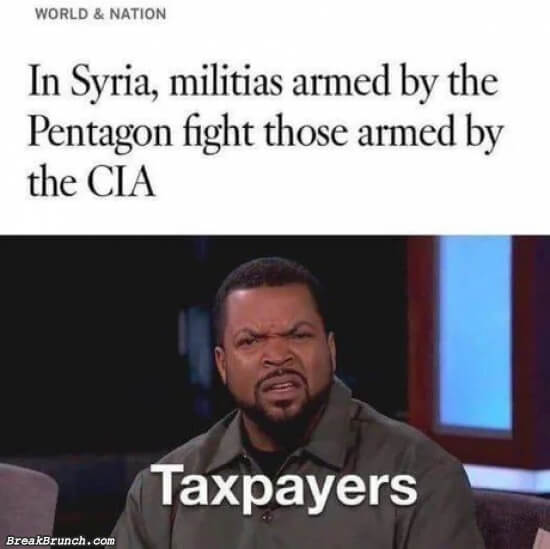 Syria militias armed by Pentagon is fighting those armed by CIA