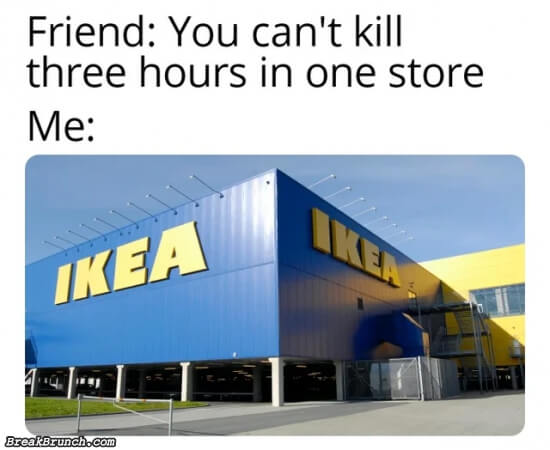 How to kill 3 hours in one store
