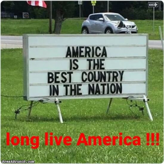 America is the best country in the nation