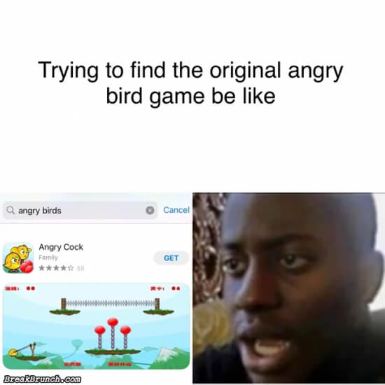 Trying to find original Angry Bird