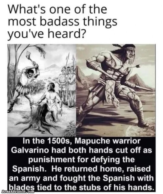 The most badass warrior